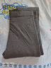 秦牧羊羊毛加蠶絲男保暖褲男加絨加厚冬季高腰棉褲男 灰色 175-XL 曬單實(shí)拍圖
