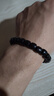 月印百川 黑檀木手串 高油高密桶珠男女款單圈檀香手鏈 約8*9mm 單圈手串 曬單實(shí)拍圖