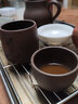 茗陽(yáng) 宜興原礦紫砂杯純全手工品茗杯功夫茶杯鼓子小杯子青段泥主人杯 單個(gè)價(jià) 曬單實(shí)拍圖