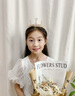 婼顏兮兒童皇冠頭飾女童生日禮物小女孩公主發(fā)箍項(xiàng)鏈主持人表演走秀王冠 金色皇冠 曬單實(shí)拍圖