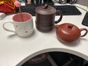 蘇蔻宜興朱泥大紅袍紫砂壺家用功夫茶具單壺泡茶壺手工梨形壺送禮 大紅袍潘壺 250ml 曬單實拍圖