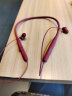 索爱（soaiy）X5挂脖式运动无线蓝牙耳机 颈挂式超长续航 跑步入耳式音乐耳机 适用于苹果华为安卓耳麦 紫红 实拍图