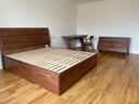 光明家具 簡(jiǎn)約現代橡木實(shí)木床1.8實(shí)木床空體臥室床箱體床拉桿床婚床 1504 1.8米拉桿床 曬單實(shí)拍圖