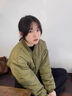 莫代爾棒球服外套女2025春秋冬新款加絨加厚初高中學(xué)生寬松百搭時尚上衣 加絨 灰色-加厚 M 90-105斤 曬單實拍圖