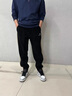 洛夫倫（LOFVRANG）春季新款休閑長褲男寬松百搭大碼運動褲子男款燈芯絨加肥加大衛(wèi)褲 黑色 8XL （適合255到275斤） 曬單實拍圖