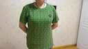 歐宇杉休閑運動(dòng)短袖t恤女2025年新款夏季女士寬松韓版時(shí)尚半袖百搭T女 195款綠色 4XL (建議140-149斤) 曬單實(shí)拍圖