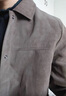 皮爾卡丹（pierre cardin）春秋夾克男春秋新款青年潮流痞帥翻領(lǐng)仿麂皮秋裝茄克衫針織外套男 10111-5002-110咖色 4XL (170-185斤) 曬單實(shí)拍圖