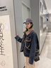 CTOX復古羊羔毛棉衣外套女2025冬新款韓版時(shí)髦小個(gè)子加絨加厚牛仔棉服 牛仔 M 100-115斤 曬單實(shí)拍圖