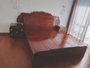 一善一品 紅木家具 印尼黑酸枝（學(xué)名：闊葉黃檀）實(shí)木中式家具明清仿古典大床三件套 1.8米床預付訂金付清尾款發(fā)貨 曬單實(shí)拍圖