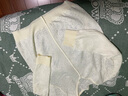 歌米拉 針織衫女薄款春秋蕾絲長(cháng)袖打底衫秋季新款寬松氣質(zhì)漂亮毛衣上衣 米色 XL 曬單實(shí)拍圖