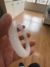 皇玉臣品牌和田玉鐲羊脂玉白玉手鐲女玉石玉器配飾玉鐲子送媽媽禮物 尺寸50-68mm，聯(lián)系客服備注 曬單實(shí)拍圖