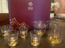 凱洛詩(shī)高檔江山茶具套裝禮盒家用金山茶杯玻璃無(wú)鉛水晶輕奢透明功夫茶具 【專(zhuān)利研制】江山茶具六件套 1件 曬單實(shí)拍圖