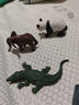 貝可麥拉精選兒童野生仿真動物玩具男女孩早教認(rèn)識恐龍模型擺件禮物過家家 熊貓 曬單實拍圖