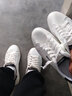 逐升大碼板鞋男士休閑鞋子男生小白鞋春夏季男鞋運動(dòng)鞋百搭潮流學(xué)生 YJ-8614白黑偏小一碼） 42 曬單實(shí)拍圖
