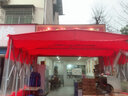定制移動(dòng)推拉雨棚大型戶(hù)外活動(dòng)帳篷倉庫大排檔夜市雨蓬伸縮遮陽(yáng) 綠色 長(cháng)3X寬4X高2.5+頂布+鋼架 曬單實(shí)拍圖