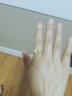 老廟黃金戒指女足金蝴蝶結活口戒指在逃公主送老婆生日禮物 曬單實(shí)拍圖