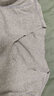 啄木鳥(niǎo) 秋季長(cháng)袖t恤男士無(wú)痕薄款純棉低領(lǐng)內衣秋衣v領(lǐng)修身全棉內搭打底衫 灰色 170/84A 曬單實(shí)拍圖