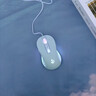 幾宇Giyeo有線(xiàn)鼠標 USB接口電競游戲辦公靜音鼠標 筆記本臺式電腦通用人體工學(xué)握感鼠標DPI可調 【基礎版3鍵】1600dpi-天空藍無(wú)光 曬單實(shí)拍圖