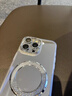 奉希適用蘋(píng)果15promax手機殼iphone16pro新款化妝鏡子支架13閃粉高顏值補妝鏡12pm2024女款鏡面奢華 銀色+紫閃粉鏡支架【自帶鏡頭膜+不變形鏡面】 iPhone 16 pro 曬單實(shí)拍圖
