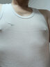 七匹狼緊身純棉背心男式100%棉透氣吸汗衫夏天跑步跨欄無(wú)袖二道杠打底衫 1件裝(白色)純棉吸汗/透氣高彈 XL /175(建議體重130-150斤) 曬單實(shí)拍圖