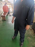 眾安凱達連體工作服套裝男工裝廠服制服勞保汽修機修防塵服連體衣連體工裝 深藍色 XL (175) 曬單實拍圖