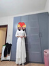 禪服佛系女春秋款茶服禪意文藝中國風套裝中式改良棉麻白色素衣 白色套裝 M 曬單實拍圖