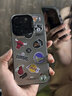 千敘潮牌NBA籃球隊(duì)標(biāo)適用于蘋果16Pro手機(jī)殼iPhone14promax新款創(chuàng)意13高級(jí)感保護(hù)套 白色-彩銀 iPhone14 曬單實(shí)拍圖