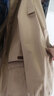 穆夏百合2026年春秋季新款女裝女士休閑時(shí)尚垂感工裝純棉風(fēng)衣女中長(cháng)款外套 卡其色 L (111-126斤) 曬單實(shí)拍圖