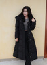 鴨鴨（YAYA）羽絨服女長(cháng)款過(guò)膝2024冬季新款時(shí)尚氣質(zhì)收腰顯瘦加厚保暖外套XB 黑色 【長(cháng)款護暖/收腰顯瘦/現貨速發(fā)】 M (160) 曬單實(shí)拍圖