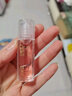 雪櫻子八杯水滾珠潤唇保濕滋潤男女補水無色透明潤干裂打底唇膏 水蜜桃味 曬單實拍圖
