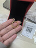 中國黃金（CHINA GOLD）古法素圈黃金戒指女足金情侶對(duì)戒三生三世指環(huán)520禮物送老婆女友 【光面】單戒17號(hào) 0.5g 曬單實(shí)拍圖
