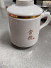 祥業(yè)羊脂玉茶杯茶水分離陶瓷辦公杯帶蓋白瓷泡茶過濾個(gè)人杯高檔禮盒裝 玉瓷辦公杯+茶罐-舍得 曬單實(shí)拍圖