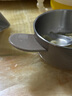 麥元素不銹鋼兒童碗防摔防燙食品級帶手柄湯碗寶寶輔食帶叉勺子餐具套裝 兒童便攜餐碗 無(wú)規格 曬單實(shí)拍圖