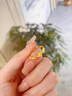 老鳳祥麥穗黃金戒指女新款足金999純金素圈七夕情人節(jié)禮物送女朋友老婆 今/次日達(dá)*足金麥穗戒指約1.9-2g【品牌禮盒】 曬單實(shí)拍圖