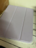 Ispider适用苹果平板iPad Air5/4保护套原色三折同带笔槽支架全包防摔弯磁吸软壳子装新款pro版mini第10代 丁香紫 iPad Air 五/四（10.9英寸） 实拍图