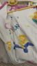 歐孕（OUYUN）嬰兒睡袋寶寶分腿式防驚跳睡袋春夏嬰兒棉款睡袋兒童防踢抱被 氣球伙伴 100碼 曬單實(shí)拍圖