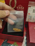 寶慶銀樓黃金吊墜足金榴蓮吊墜留戀國潮鎖骨純金首飾送老婆生日禮物 榴蓮吊墜 約1g 曬單實拍圖