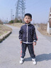 RB KIDS男童套裝春秋2025新款洋氣男孩寶寶運(yùn)動(dòng)衣服兒童休閑兩件套 藍(lán)色 100 (建議身高90-100cm) 曬單實(shí)拍圖