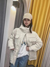 莫代爾開(kāi)衫針織衫女2025春秋冬新款加厚外穿學(xué)生毛衣寬松韓版上衣外套 藍(lán)色 M 95-105斤 曬單實(shí)拍圖