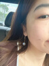 CHOMELTINEE貝珠長(cháng)款流蘇耳釘女新款氣質(zhì)網(wǎng)紅高級感生日禮物吊墜貝珠耳飾 長(cháng)款貝珠耳釘 曬單實(shí)拍圖