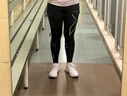 2XU Core系列壓縮褲 專業(yè)跑步瑜伽健身褲女中腰馬拉松越野運動緊身褲 黑/銀 M 曬單實拍圖