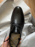 森达正装鞋男商场同款牛皮上班商务皮鞋男士婚鞋1ED01DM2 黑色 38 实拍图