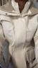 雪中飛三合一羽絨服沖鋒衣情侶款秋冬新款運動(dòng)戶(hù)外連帽保暖羽絨外套女 云霧白（5915F） S (165) 曬單實(shí)拍圖