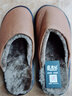 范米尼純羊毛拖鞋羊皮毛一體家居頭層牛皮保暖真皮棉拖鞋男女居家用室內 619【咖啡】?jì)壤锖托瑝|都是純羊毛 41-42 碼【28】?jì)乳L(cháng)26厘米 曬單實(shí)拍圖