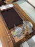 璽翰雅（ROYHOYE） 胡桃實(shí)木茶盤(pán)德國電木茶臺帶電磁爐一體全自動(dòng)燒水家用排水式茶海辦公室泡茶托盤(pán) 雅韻電器款100X50X8CM【G9】 曬單實(shí)拍圖
