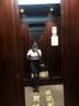 歐貝汐春夏春秋冬新款時(shí)尚休閑純色高腰顯瘦半身裙女修身包臀短裙a裙 黑色 M 曬單實(shí)拍圖