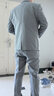 奢樹(shù)（SHESHU）西裝男兩件套西服套裝商務(wù)正裝修身職業(yè)裝伴郎服婚服高級感禮服 灰色兩?？邸疚鞣?西褲】 180A 曬單實(shí)拍圖