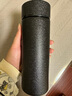 紫宜陶紫砂保溫杯泡茶杯子送父母退休紀(jì)念禮品男女士高檔水杯定制LOGO 磨砂黑直杯（禮盒包裝） 曬單實(shí)拍圖