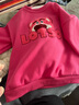 G·DUCK KIDS女童加絨衛(wèi)衣秋冬2024新款冬裝洋氣卡通女孩保暖加厚草莓熊上衣潮 玫紅色 140cm 曬單實拍圖