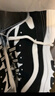 斯凱奇（Skechers）奶茶熊男鞋老爹鞋情侶百搭休閑熊貓鞋男輕便 黑色/白色/BKW 41 曬單實(shí)拍圖